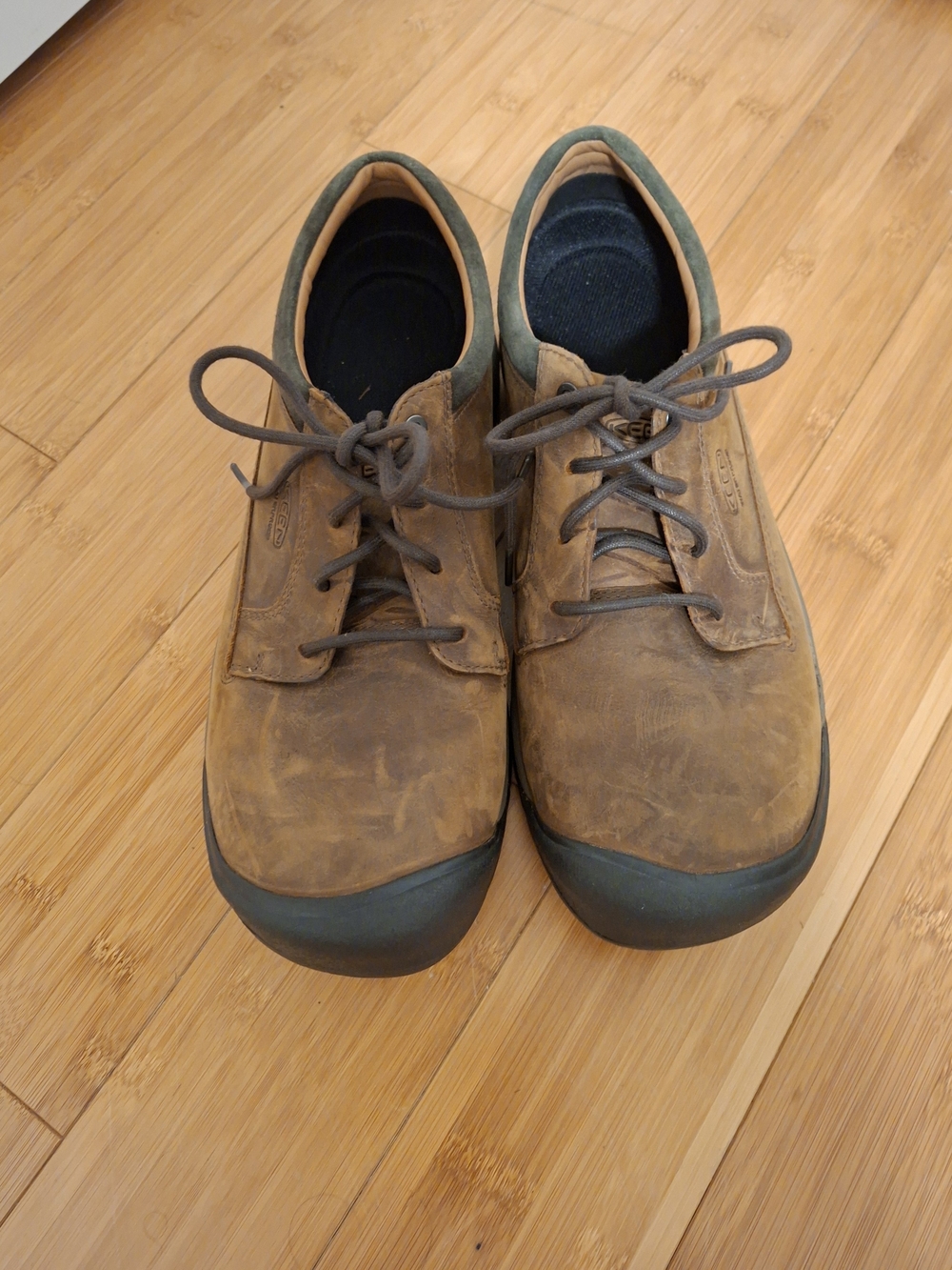 KEEN Men's Austin Waterproof Leather Shoes, Size 12